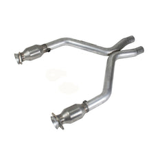 Load image into Gallery viewer, BBK 11-14 Mustang 3.7 V6 Short Mid X Pipe With Catalytic Converters 2-1/2 For BBK Long Tube Headers X Pipes BBK

