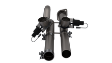 Load image into Gallery viewer, QTP 17-18 Ford Raptor EC/CC 2.5in 304SS Aggressor Cutout Dual Mid Pipes Exhaust Cutouts QTP
