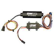 Load image into Gallery viewer, DeatschWerks DW650iL Series 650LPH In-Line External Fuel Pump w/ PWM Controller Fuel Pumps DeatschWerks
