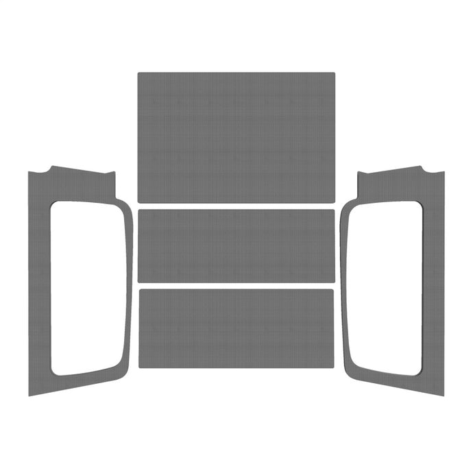 DEI 04-06 Jeep Wrangler LJ Unliminted Headliner Complete Kit - Gray Hard Top Accessories DEI