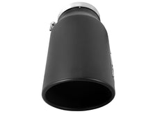 Load image into Gallery viewer, aFe POWER MACH Force-Xp 5in 304 Stainless Steel Exhaust Tip 5In x 7Out x15Lin Bolt-On Right-Blk Catback aFe

