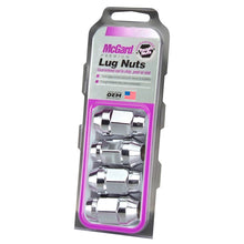 Load image into Gallery viewer, McGard Hex Lug Nut (Cone Seat Bulge Style) M14X1.5 / 13/16 Hex / 1.945in. Length (4-Pack) - Chrome Lug Nuts McGard

