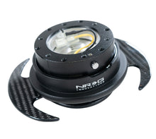 Load image into Gallery viewer, NRG Quick Release Kit Gen 3.0 - Black Body / Black Ring w/ Carbon Fiber Handles Quick Release Adapters NRG
