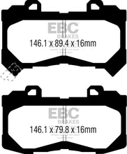 Load image into Gallery viewer, EBC 15+ Chevrolet Colorado 2.5 Yellowstuff Front Brake Pads Brake Pads - Performance EBC   
