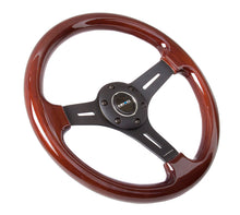 Load image into Gallery viewer, NRG Classic Wood Grain Steering Wheel (330mm) Wood Grain w/Matte Black 3-Spoke Center Steering Wheels NRG
