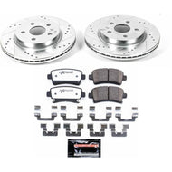 Power Stop 2010 Buick Allure Rear Z26 Street Warrior Brake Kit Brake Kits - Performance D&S PowerStop   