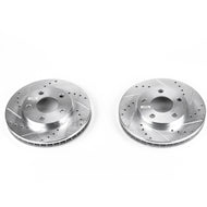 Power Stop 97-05 Buick Century Front Evolution Drilled & Slotted Rotors - Pair Brake Rotors - Slot & Drilled PowerStop