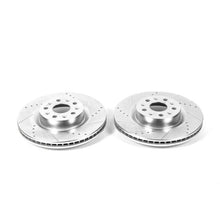 Load image into Gallery viewer, Power Stop 16-19 Cadillac CT6 Front Evolution Drilled &amp; Slotted Rotors - Pair Brake Rotors - Slot &amp; Drilled PowerStop
