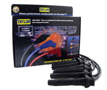 Load image into Gallery viewer, Taylor Cable 72007 8mm Spiro-Pro Ignition Wire Set; Spiro-Wound Core; Custom Fit; 90 deg.; Black; Spark Plug Wire Set Taylor Cable
