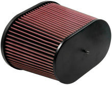 Load image into Gallery viewer, K&amp;N Universal Air Filter - Oval Straight - 3.688in Flange ID x 10.25in Base O/S Length x 7.875in H Air Filters - Universal Fit K&amp;N Engineering   
