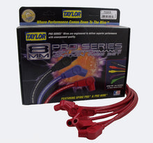 Load image into Gallery viewer, Taylor Cable 72203 8mm Spiro-Pro Ignition Wire Set; Spiro-Wound; Custom Fit; 135 deg.; Red; Spark Plug Wire Set Taylor Cable Default Title
