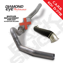 Load image into Gallery viewer, Diamond Eye KIT 4in CB MRP SGL w/ TDP SS 06-07 Chevy/GMC 6.6L Duramax 2500/3500 Catback Diamond Eye Performance
