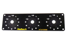 Load image into Gallery viewer, Haltech Triple Switch Panel w/Yellow &amp; Red Knobs Switch Panels Haltech
