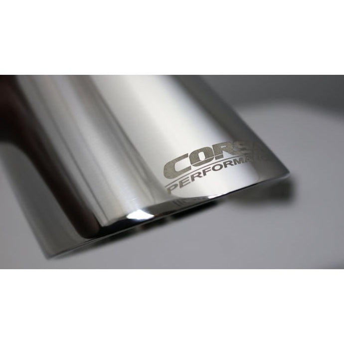 Corsa Single Universal 3.0in Inlet / 4in Outlet Polished Pro-Series Tip Kit Tips CORSA Performance