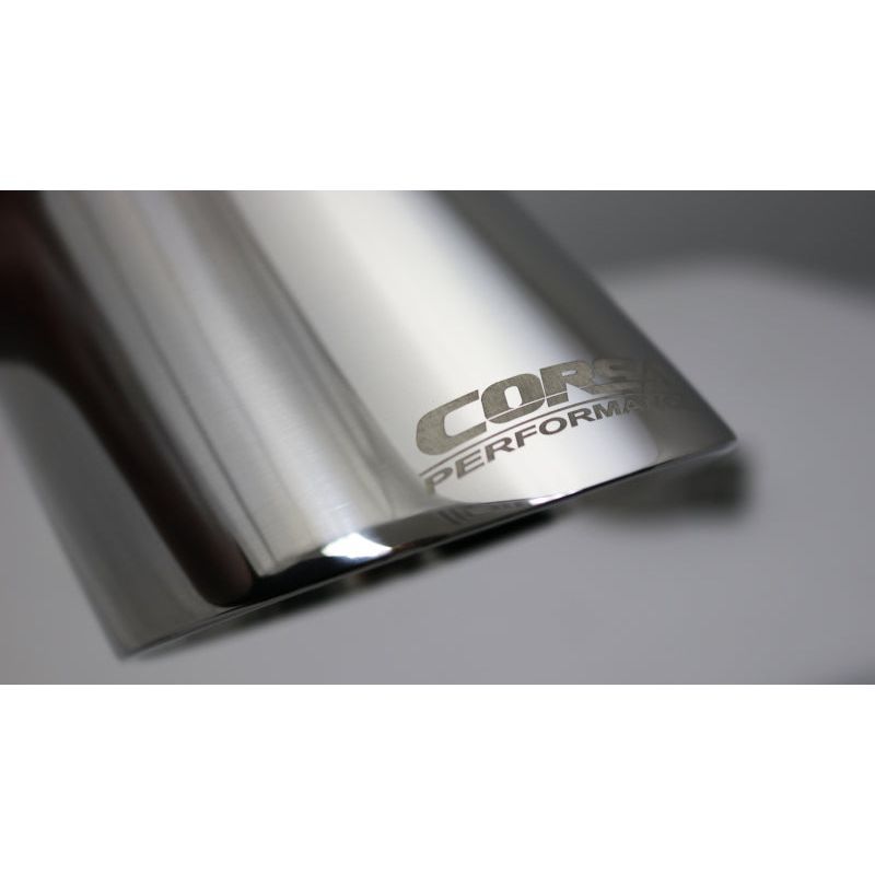 Corsa Single Universal 3.0in Inlet / 4in Outlet Polished Pro-Series Tip Kit Tips CORSA Performance