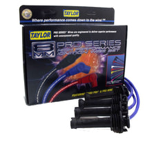 Load image into Gallery viewer, Taylor Cable 72609 8mm Spiro-Pro Ignition Wire Set; Blue; Stock; 9.5 in.; OE Spark Plug Boot; Spark Plug Wire Set Taylor Cable Default Title

