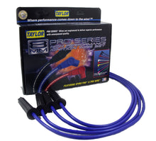 Load image into Gallery viewer, Taylor Cable 72624 8mm Spiro-Pro Ignition Wire Set; Blue; Stock; 11.75 in.; 180 Deg. Plug Boot; Spark Plug Wire Set Taylor Cable Default Title
