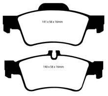 Load image into Gallery viewer, EBC 04-06 Mercedes-Benz CL500 5.0 Yellowstuff Rear Brake Pads Brake Pads - Performance EBC   
