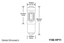 Load image into Gallery viewer, Diode Dynamics 1156 LED Bulb HP11 LED - Cool - White (Pair) Bulbs Diode Dynamics   
