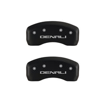Load image into Gallery viewer, MGP 4 Caliper Covers Engraved Front &amp; Rear Denali Red finish silver ch Caliper Covers MGP
