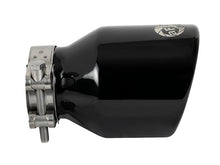 Load image into Gallery viewer, aFe MACH Force-Xp 409 SS Clamp-On Exhaust Tip 2.5in. Inlet / 4in. Outlet / 6in. L - Black Tips aFe
