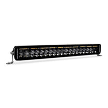 Load image into Gallery viewer, Go Rhino Xplor Blackout Combo Series Dbl Row LED Light Bar w/Amber (Side/Track Mount) 21.5in. - Blk Light Bars &amp; Cubes Go Rhino   
