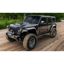 Load image into Gallery viewer, Bushwacker 18-21 Jeep Wrangler JL (2-Door &amp; 4-Door) Flat Style Flares 4pc - Black Fender Flares Bushwacker
