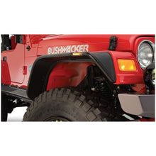 Load image into Gallery viewer, Bushwacker 97-06 Jeep Wrangler Flat Style Flares 4pc - Black Fender Flares Bushwacker
