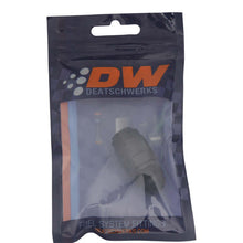 Load image into Gallery viewer, DeatschWerks 8AN Male Flare to 5/16in Female EFI Quick Connect Adapter - Anodized Matte Black Fuel Components Misc DeatschWerks
