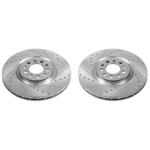 Load image into Gallery viewer, Power Stop 15-17 Chrysler 200 Front Evolution Drilled &amp; Slotted Rotors - Pair Brake Rotors - Slot &amp; Drilled PowerStop
