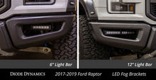 Load image into Gallery viewer, Diode Dynamics Raptor 2017 Stage Series Fog Kit Stage Series 6 In - White Wide Light Bars &amp; Cubes Diode Dynamics   
