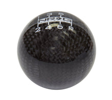 Load image into Gallery viewer, NRG Universal Ball Style Shift Knob - Black Carbon Fiber (6 Speed Pattern) Shift Knobs NRG
