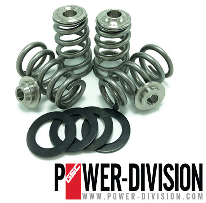 GSC P-D Nissan VR38DETT High Pressure Conical Valve Spring Kit w/ Titanium Retainer Valve Springs, Retainers GSC Power Division