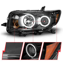 Load image into Gallery viewer, ANZO 2008-2010 Scion Xb Projector Headlights w/ Halo Black Headlights ANZO
