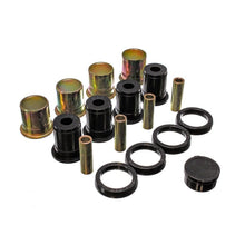 Load image into Gallery viewer, Energy Suspension Chevrolet/Pontiac Black Rear End Control Arm Bushing Set w/ Thrust Washer Bushing Kits Energy Suspension
