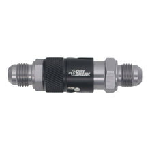 Load image into Gallery viewer, DeatschWerks 6AN Male Flare Quick Disconnect Dry Break Fitting - 2 Pieces Anodized Matte Black Fittings DeatschWerks
