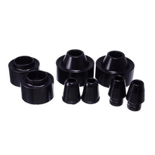 Load image into Gallery viewer, Energy Suspension 07-17 Jeep Wrangler (JK) Black Front &amp; Rear Coil Spring Spacer 1-3/4in Lift Set Bushing Kits Energy Suspension
