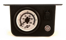 Load image into Gallery viewer, Air Lift Single Needle Gauge W/ 2in Lighted Panel - 100 PSI Gauges Air Lift
