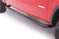 Lund 2019 Chevy Silverado 1500 Double Cab 3in Round Bent SS Nerf Bars - Black | 22577380
