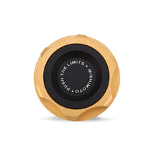 Load image into Gallery viewer, Mishimoto Subaru Oil FIller Cap - Gold Oil Caps Mishimoto
