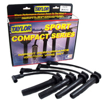 Load image into Gallery viewer, Taylor Cable 74079 8mm Spiro-Pro Ignition Wire Set; Black; Stock; 9.5 in.; OE Spark Plug Boot; Spark Plug Wire Set Taylor Cable
