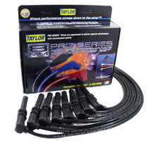 Load image into Gallery viewer, Taylor Cable 74085 8mm Spiro-Pro Ignition Wire Set; Black; Stock; 9.5 in.; OE Spark Plug Boot; Spark Plug Wire Set Taylor Cable Default Title
