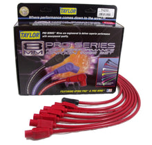 Load image into Gallery viewer, Taylor Cable 74200 8mm Spiro-Pro Ignition Wire Set; Red; Stock; 11.75 in.; 180 Deg. Plug Boot; Spark Plug Wire Set Taylor Cable
