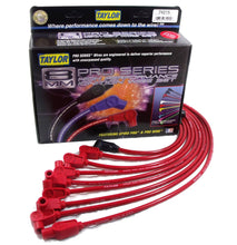 Load image into Gallery viewer, Taylor Cable 74215 8mm Spiro-Pro Ignition Wire Set; Spiro-Wound; Custom Fit; 90/180 deg.; Red; Spark Plug Wire Set Taylor Cable
