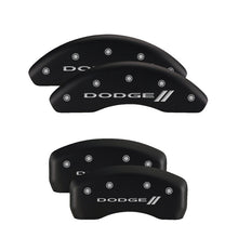 Load image into Gallery viewer, MGP 4 Caliper Covers Engraved Front &amp; Rear MGP Black finish silver ch Caliper Covers MGP
