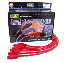 Load image into Gallery viewer, Taylor Cable 74233 8mm Spiro-Pro Ignition Wire Set; Red; Stock; 11.75 in.; 180 Deg. Plug Boot; Spark Plug Wire Set Taylor Cable Default Title
