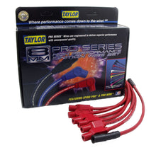 Load image into Gallery viewer, Taylor Cable 74248 8mm Spiro-Pro Ignition Wire Set; Red; Stock; 11.75 in.; 180 Deg. Plug Boot; Spark Plug Wire Set Taylor Cable Default Title
