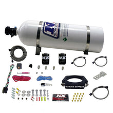 Load image into Gallery viewer, Nitrous Express GM LS 90mm Nitrous Plate Kit (50-400HP) w/15lb Bottle Nitrous Systems Nitrous Express
