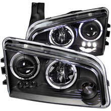 Load image into Gallery viewer, ANZO 2006-2010 Dodge Charger Projector Headlights w/ Halo Black Headlights ANZO
