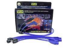 Load image into Gallery viewer, Taylor Cable 74670 8mm Spiro-Pro Ignition Wire Set; Blue; Stock; 11.75 in.; 180 Deg. Plug Boot; Spark Plug Wire Set Taylor Cable
